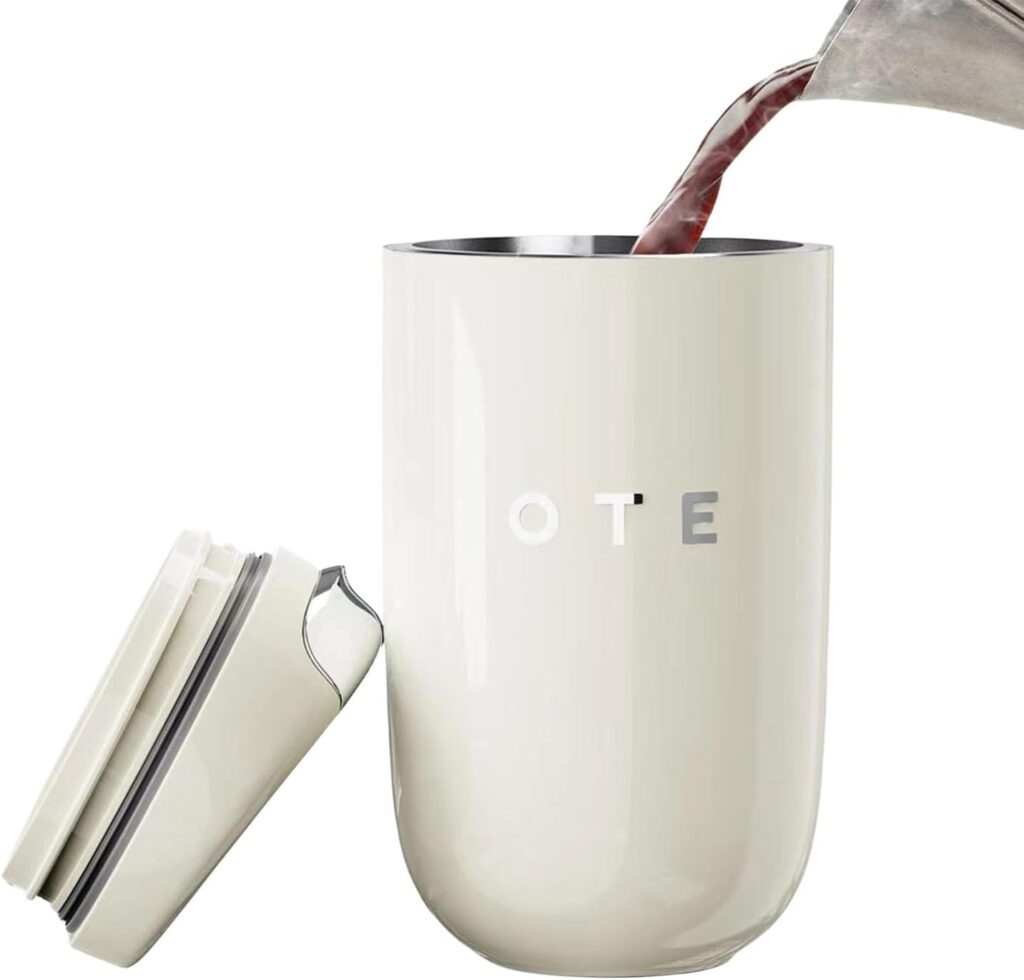 OTE Taza de café de viaje de doble pared