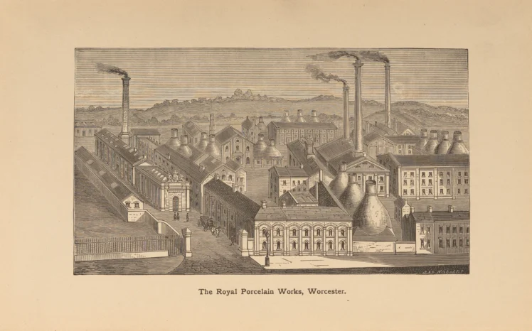 Título: Una guía a través de Royal Porcelain Works, Worcester: y un epítome de la historia de la cerámica y la porcelana con las marcas en la porcelana de Worcester.

Autor: Royal Porcelain Works

Fecha: 1878

Geografía: Worcester, Inglaterra

Dimensiones: 80 páginas: ilustraciones, mapa; Altura: 22 cm

Línea de crédito: Colección de Edward C. Moore, legado de Edward C. Moore, 1891